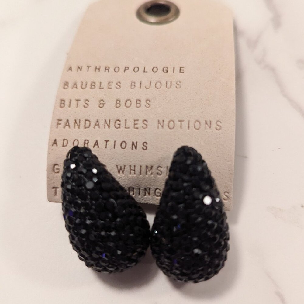 Anthropologie The Petra Drop Earrings: Pavé Edition - Picture 6 of 6